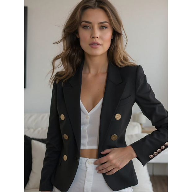 Vanessa - Blazer de luxe élégant en coton pour femme