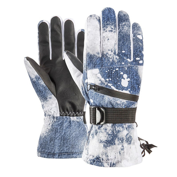 Gants de ski unisexes chauds et imperméables