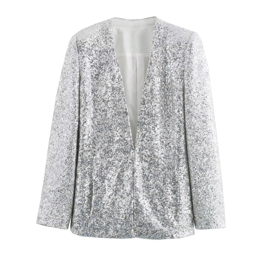 Pailletten-Blazer für Frauen - Arvein