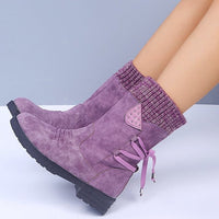 Pia - Bottes de Neige à Lacets