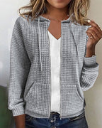 Lena - Lässige Strickjacke mit Taschen – Komfort trifft auf Stil