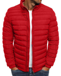 Carlos - Veste unie avec col montant en différentes couleurs