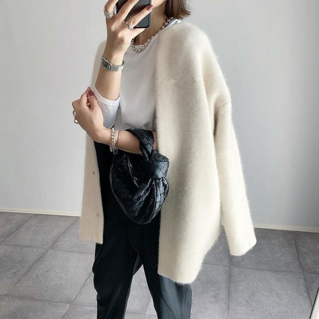 Sandrine - Veste en tricot - Une douceur élégante au quotidien