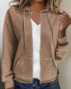 Lena - Lässige Strickjacke mit Taschen – Komfort trifft auf Stil