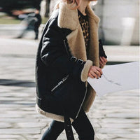 KAIYA - Manteau de fourrure pour femme