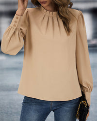 Vany - Blouse élégante à col montant
