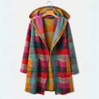 Edith - Bunte warme Strickjacke