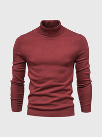 Pull à col roulé pour hommes, lavable