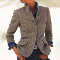 Veste élégante pour femme en couleur unie