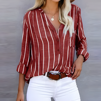 Jantien - Chemisier rayé tendance pour femme
