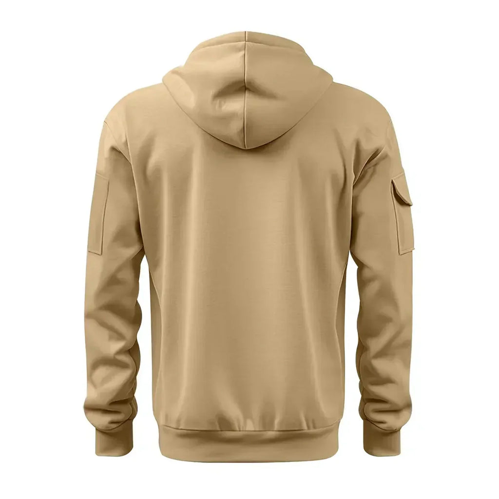 Herren Sweatshirt mit Kapuze und Taschen - Cesar