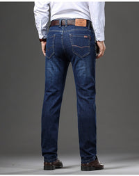 Gerade Herrenjeans aus Stretch-Denim - Bruno