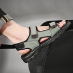 Herren Freizeit Sandalen schwarz verstellbare Riemen - Hanoi