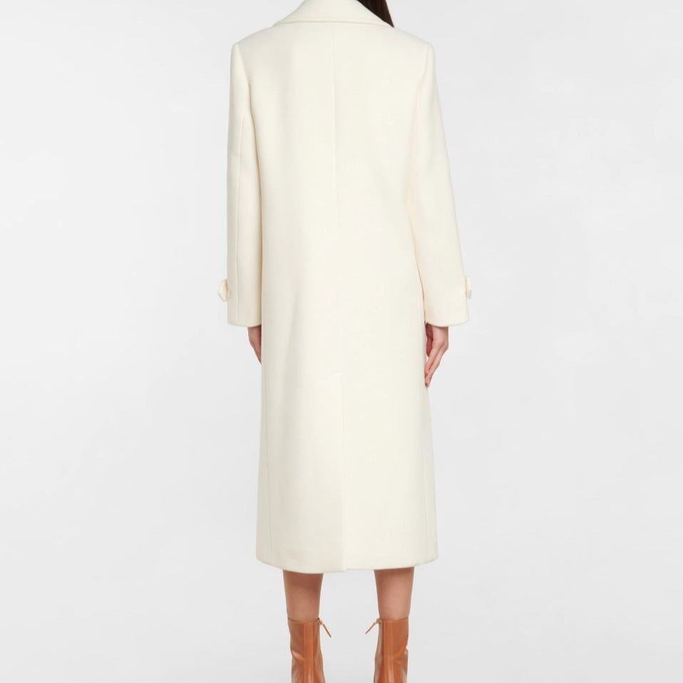 Langer Mantel aus Wolle für Damen - Éline