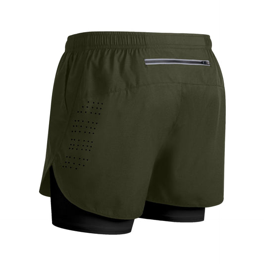 Short de sport Dry fit double couche intérieure - Bjarn
