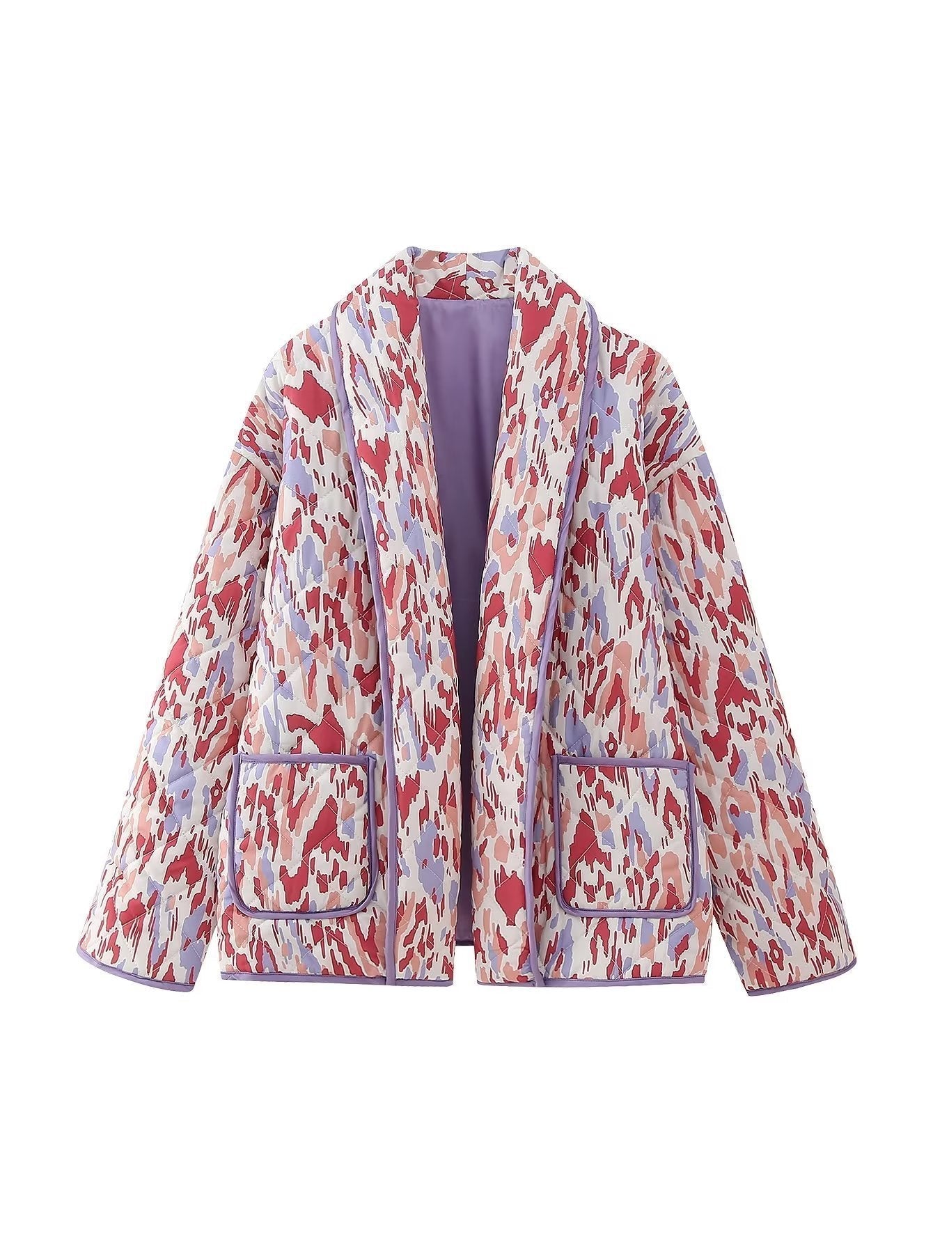 Bedruckte Steppjacke für Frauen - Erika
