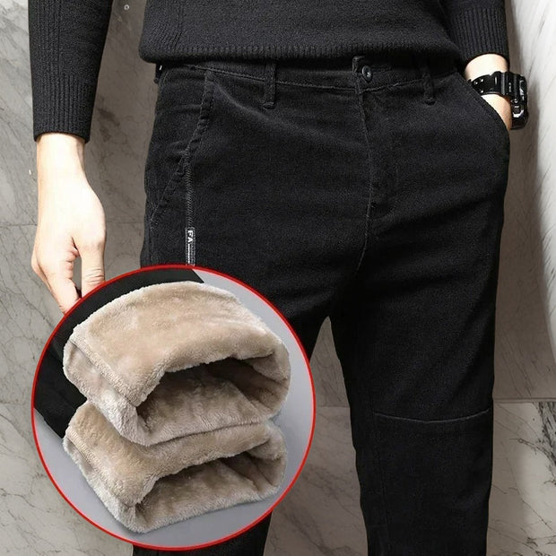 Pantalon d'hiver chaude pour hommes d'affaires