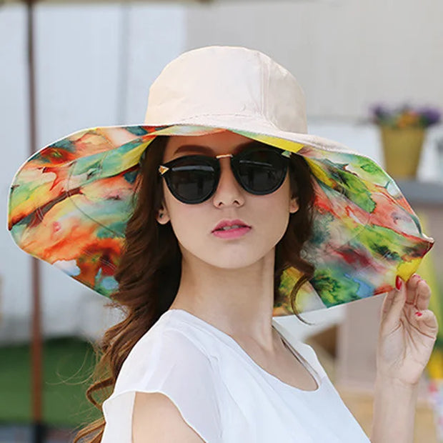 Mode de crème solaire d'été chapeau