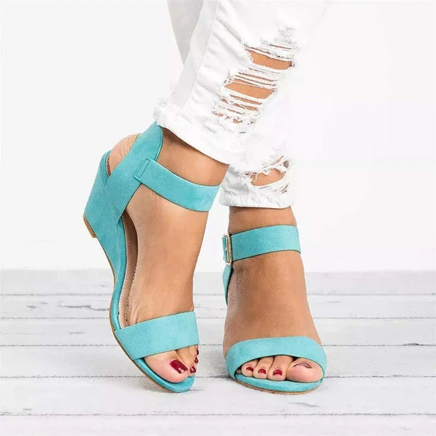 Candy-Couleurouge fashionable women's sandals with buckle