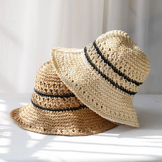 Mode tissée chapeaux d'été parfaits