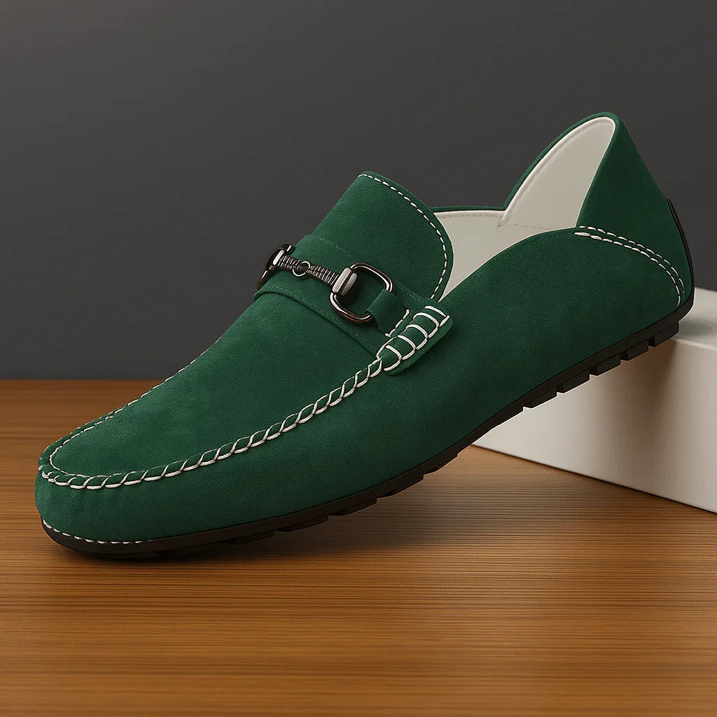 Herren Slipper mit Metallic-Detail auf der Vorderseite - Ricci