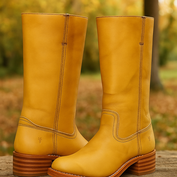 Hohe Damenstiefel im klassischen Stil - Saray