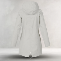 Manteau léger et imperméable avec capuche réglable pour femmes - Jade