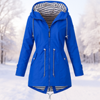 Wasserdichte Damenjacke mit verstellbarer Kapuze - Nerea