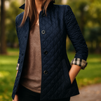 Leichte Steppjacke für Damen mit Knöpfen vorne - Milika