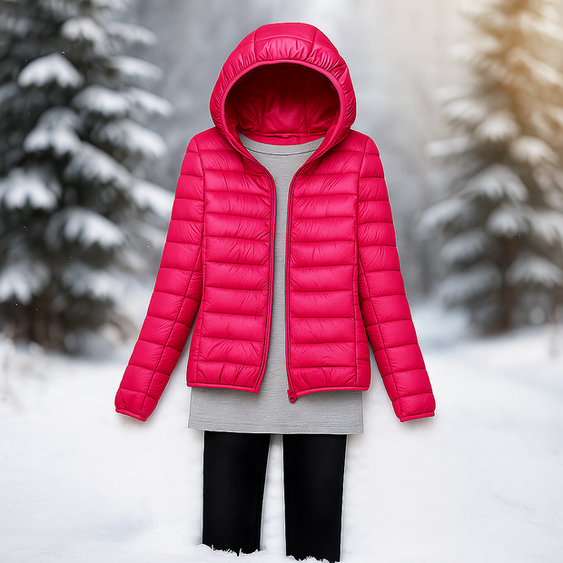 Veste matelassée légère avec capuche polyvalente - Nora