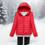 Leichte Steppjacke mit vielseitiger Kapuze - Nora