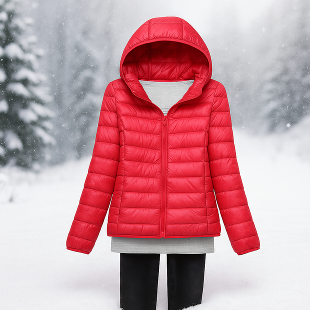 Veste matelassée légère avec capuche polyvalente - Nora