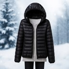 Leichte Steppjacke mit vielseitiger Kapuze - Nora