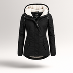 Fleecejacke mit verstellbarer Kapuze - Danna