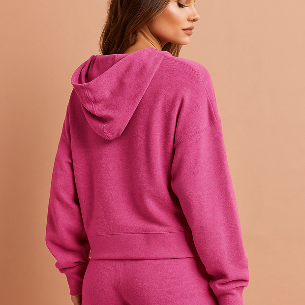 Ensemble sweat à capuche et short pour femme - Livia