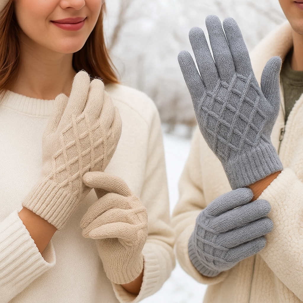 Taktile Unisex-Winterhandschuhe aus flexiblem Material - Eamon