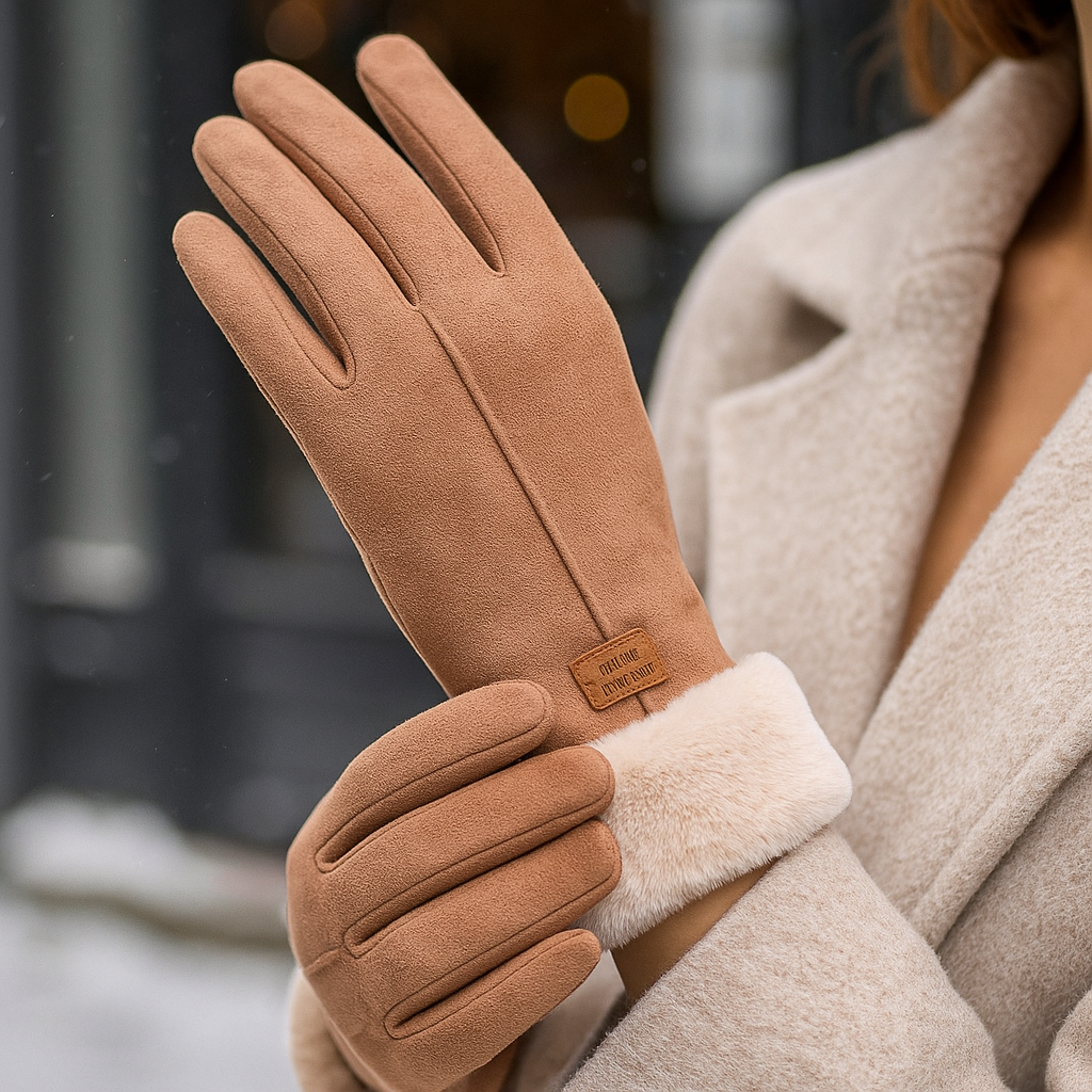 Gefütterte Damen Winterhandschuhe Soft Finish - Lykke