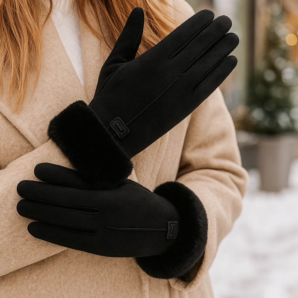 Gefütterte Damen Winterhandschuhe Soft Finish - Lykke