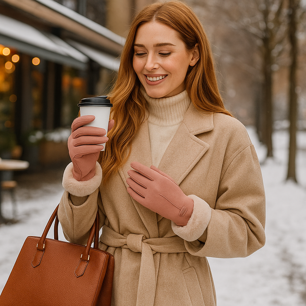 Gefütterte Damen Winterhandschuhe Soft Finish - Lykke