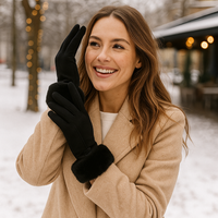 Gefütterte Damen Winterhandschuhe Soft Finish - Lykke