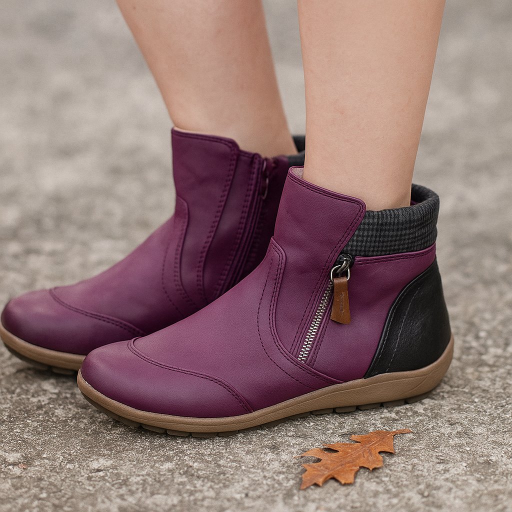 Damenstiefeletten im Vintage-Design - Noraya