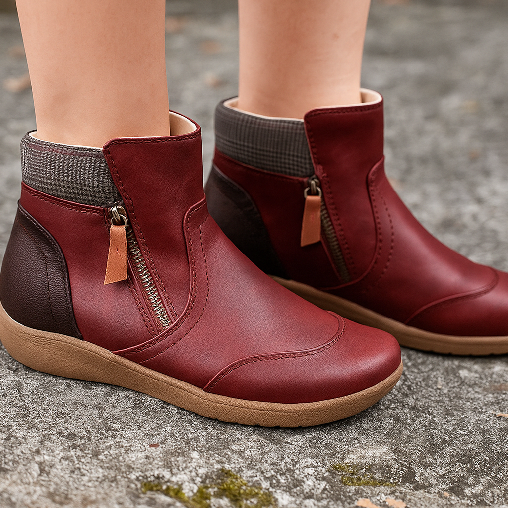 Damenstiefeletten im Vintage-Design - Noraya