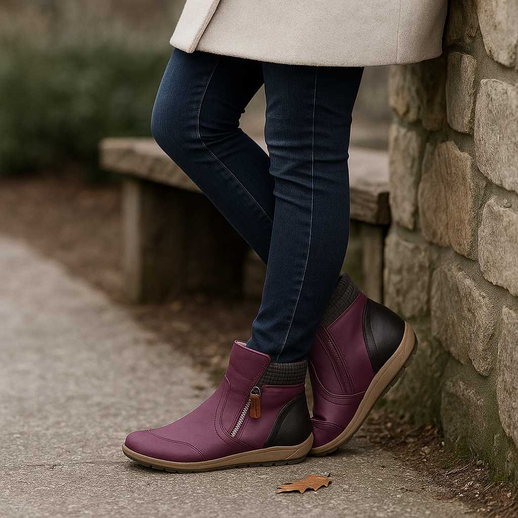 Damenstiefeletten im Vintage-Design - Noraya
