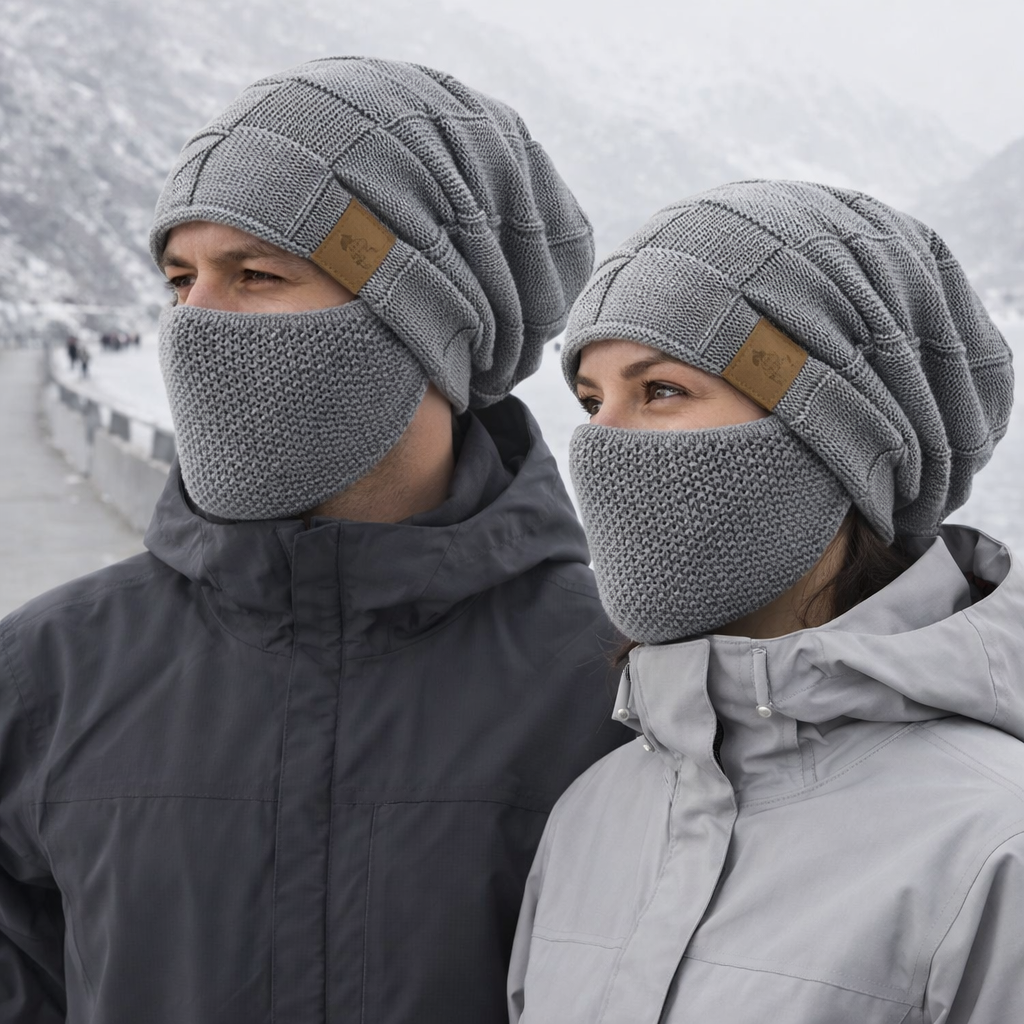 Unisex-Wintersturmhaube aus Strick - Billie