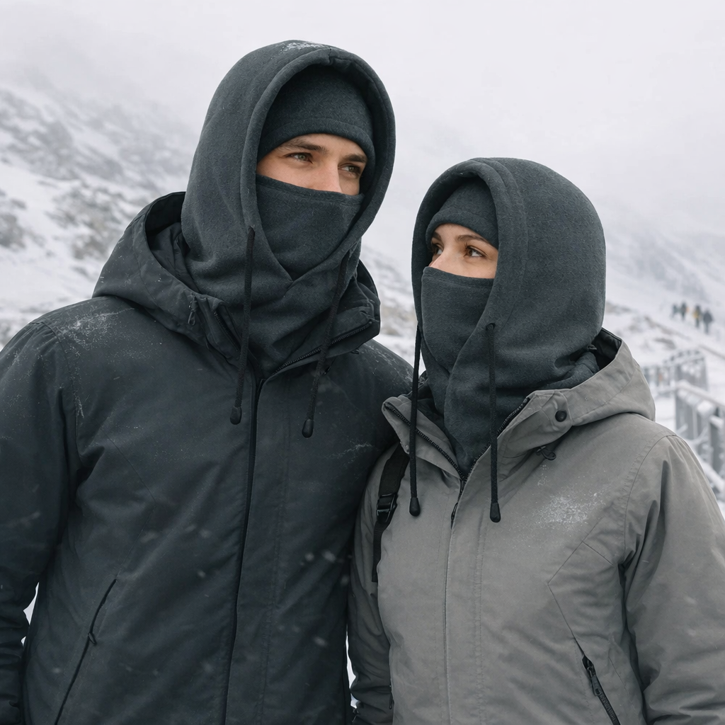 Unisex Sturmhaube aus Thermofleece für extreme Kälte - Fergio