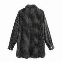 Carole - Manteau pour femmes avec boutons en perles