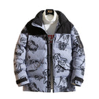 Bedruckte Steppjacke - Mauro