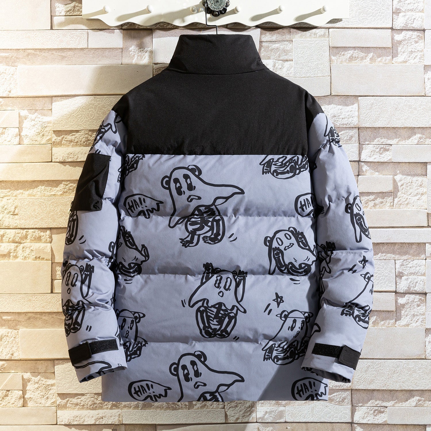 Bedruckte Steppjacke - Mauro