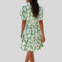 Lillian - Robe chemise à imprimé abstrait