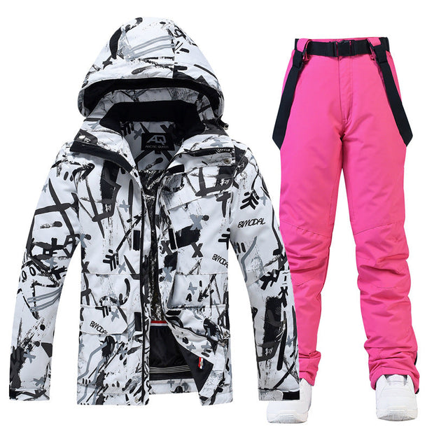 Combinaison de ski unisexe imperméable et coupe-vent - Nivor